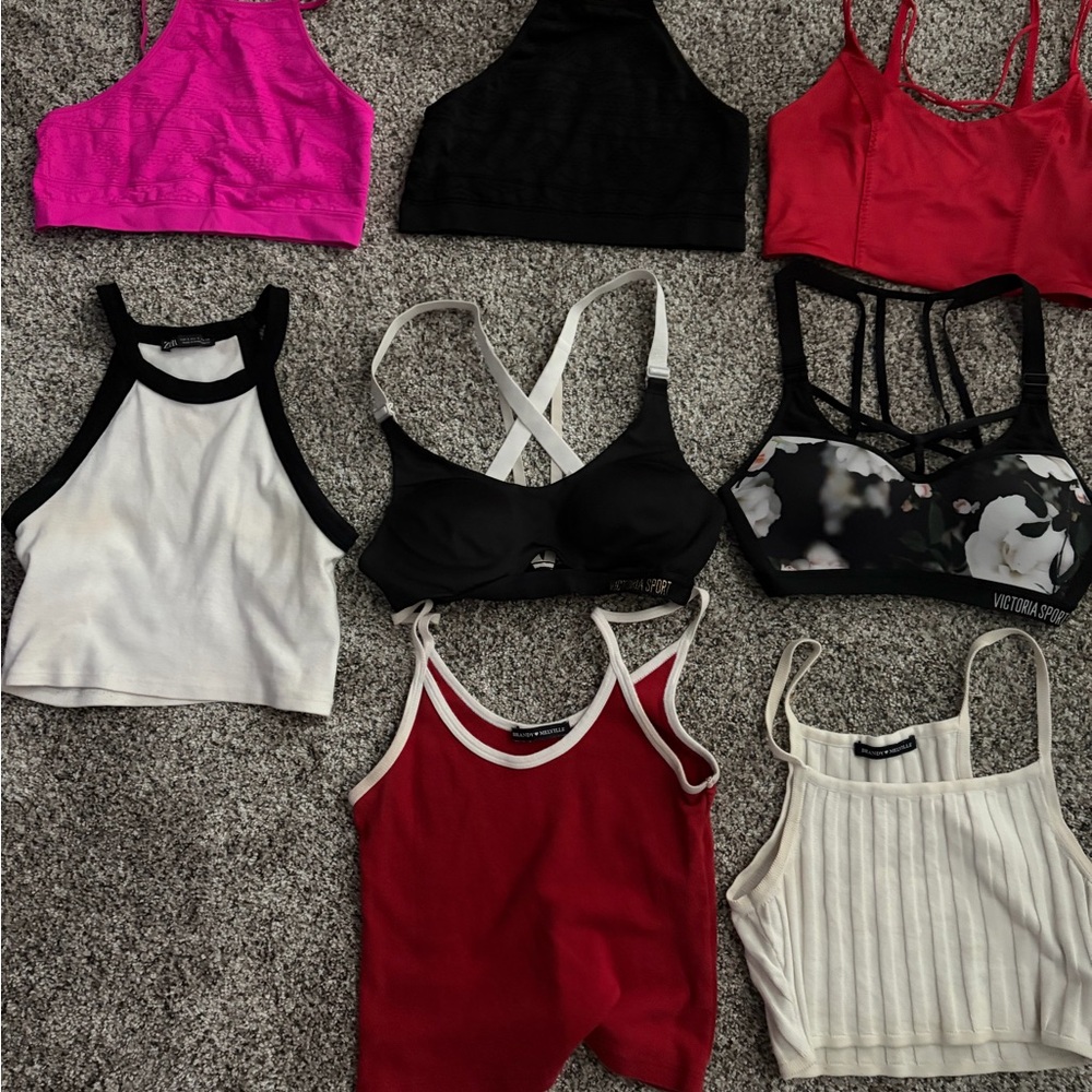 Victoria's Secret Crop Top bundle. Great for reselling.